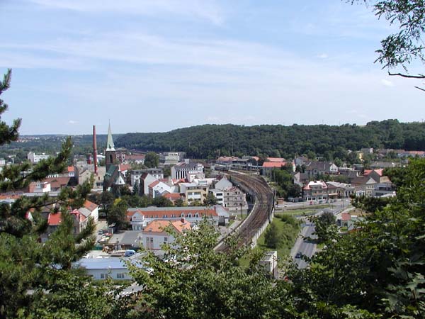 Kralupy nad Vltavou - pohled z Hostibejku